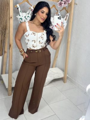 calça baby pantalona alfaiataria 10023